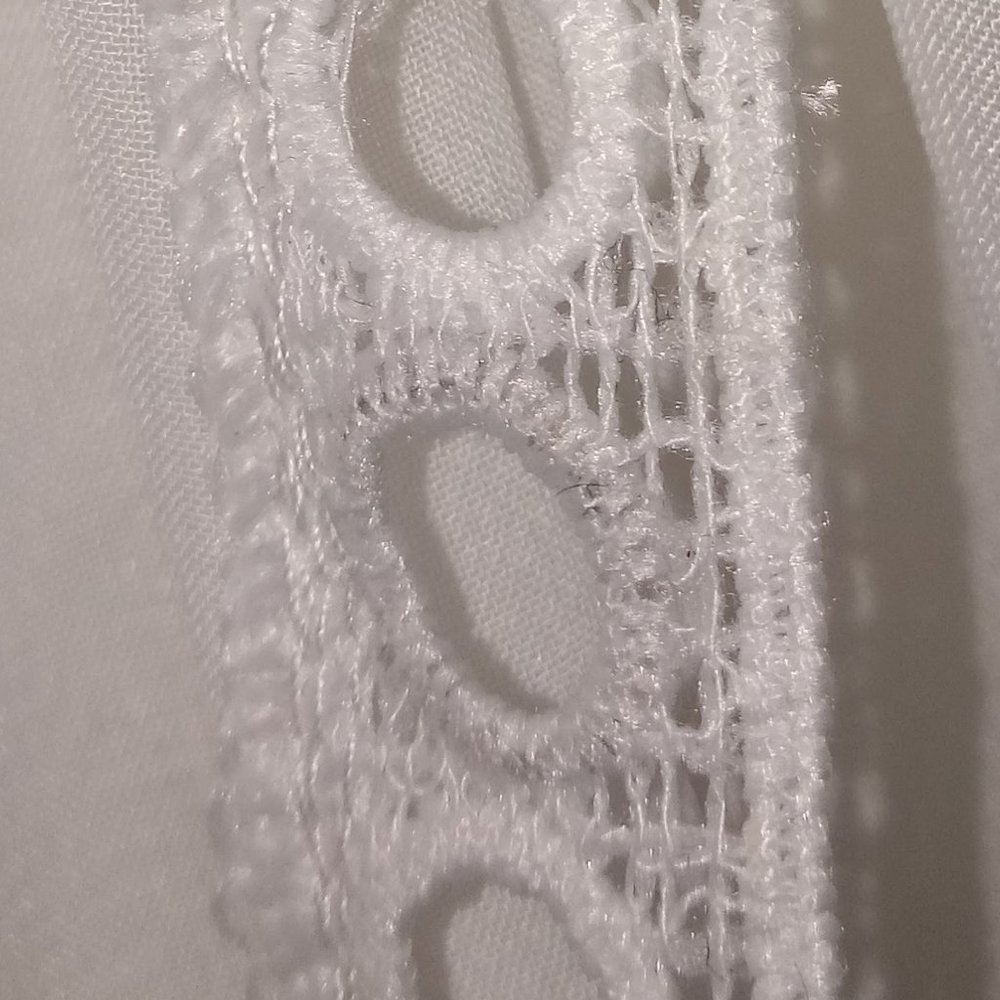 RESTOCKED!! Long White Semi-Sheer Cover Up - Picture 13 of 16